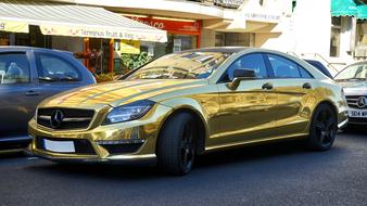 Gold Car Design