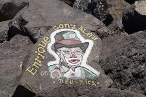 Enrique Gonzales Monument Art on stone
