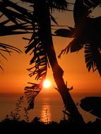 Sunset Canary Islands La Palma