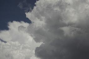 Beautiful texture with the rain clouds in the blue sky