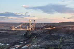 Coal open pit mining