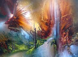 painting fantasy artwork mood art