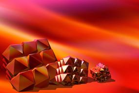fractal digital art of surreal cubes