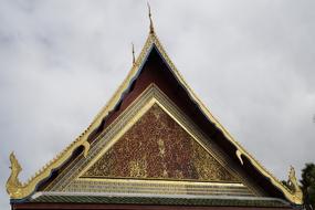 Golden Asian architecture Roof