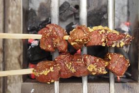 fried tasty pieces of meat
