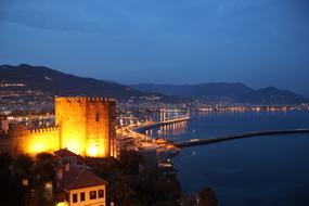 Alanya Night Beach