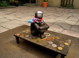 Boy Looking Modern statue