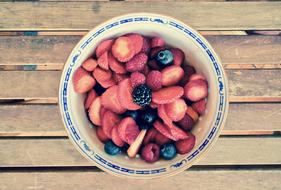 sweet strawberries in a bowl