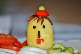 vegetable with a face
