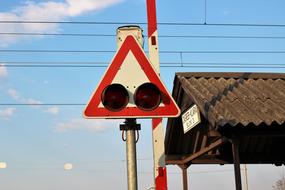 Railway Sign Train