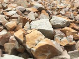 sand stones on the beach