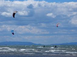 Sky Surf Extreme Sport Beach