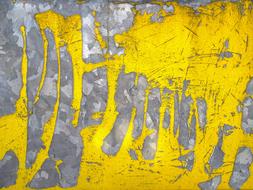 Metal yellow Texture Background