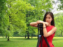cute girl of Asian appearance