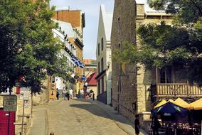 Canada Quebec Lower Town street