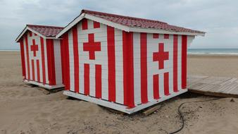 Booth Beach Red Cross