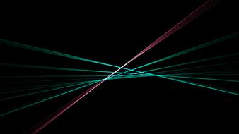 Colorful, abstract pattern with lines and light, at dark background, clipart