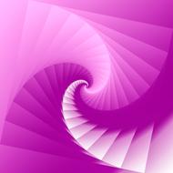 purple spiral twisting fractal texture
