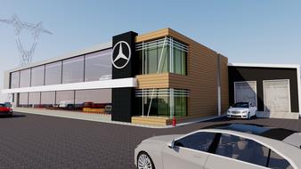 car showroom