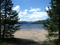 Mountain Lake Beach Nature
