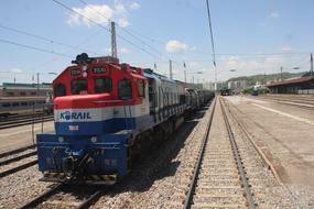 Railway Train The Railroad Line