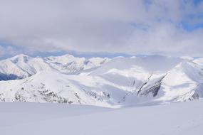 Mountain Snow Clouds