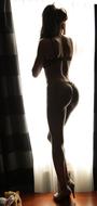 Woman body in room
