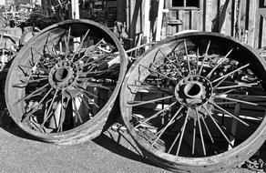 Wheels Wagon Spokes