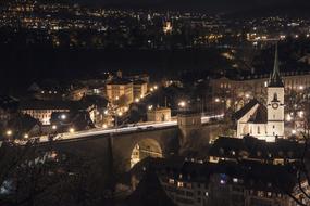 Bern Night Historic Center