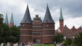 Lübeck Holsten Gate Landmark