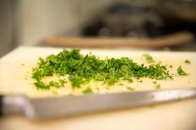 chopped parsley