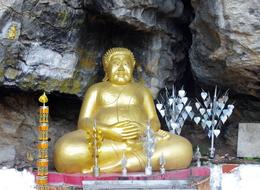 golden buddha stones