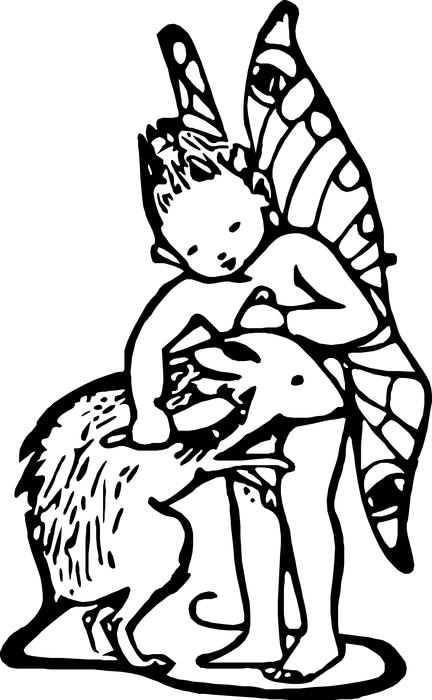 sketch fairy mouse drawing