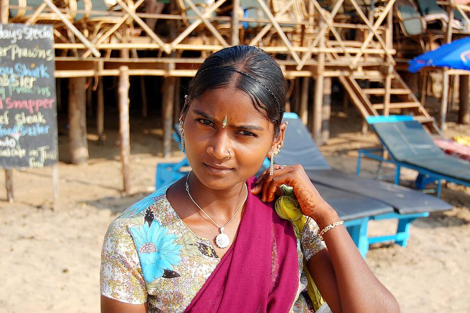 beautiful girl in goa