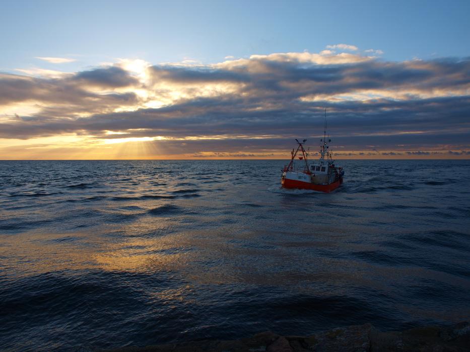 dark sea boat