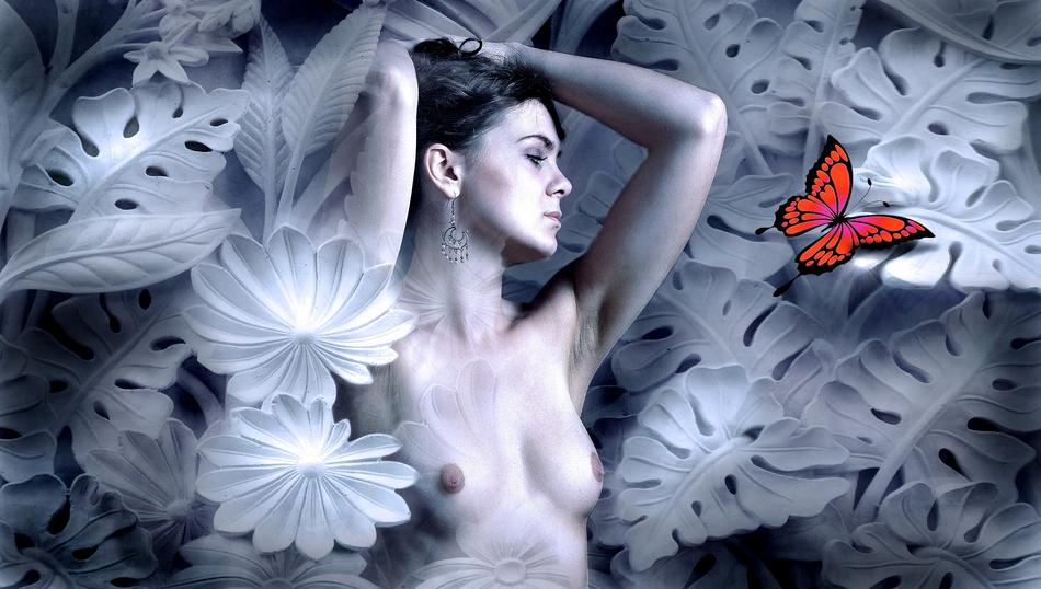 Fantasy Woman Butterfly