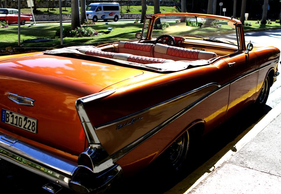 Cuba Car Chevy macro