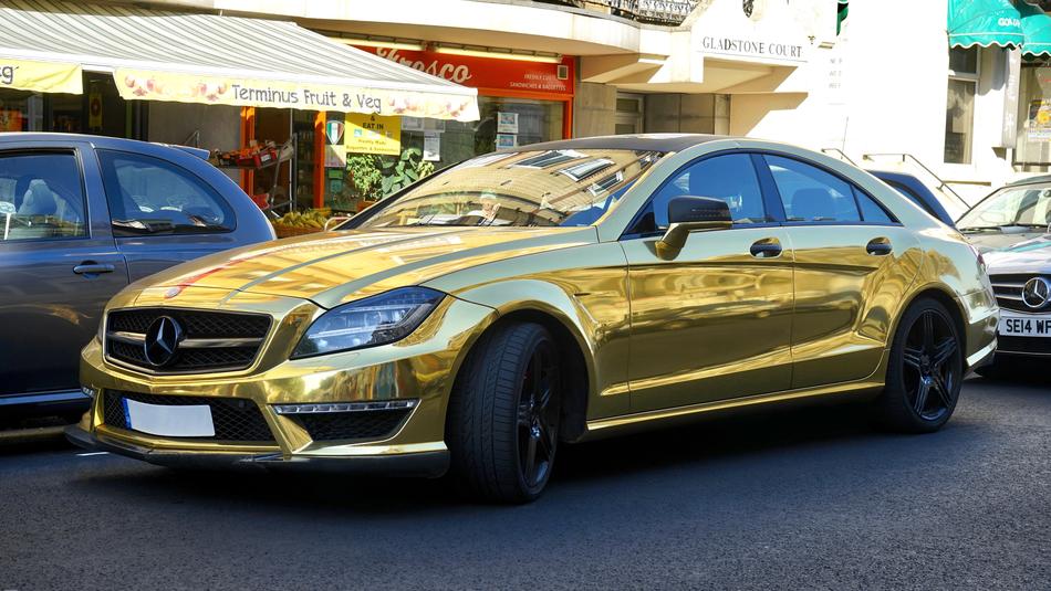 Gold Car Design