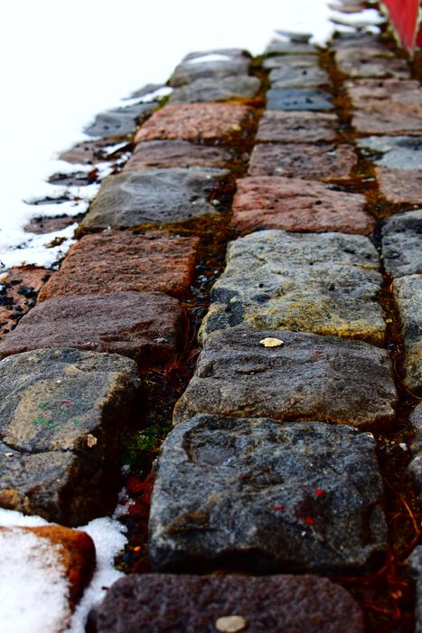 Paving Stones Winter