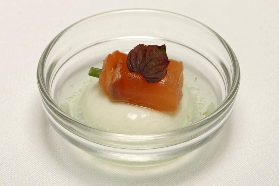appetizer on the plate is delicious