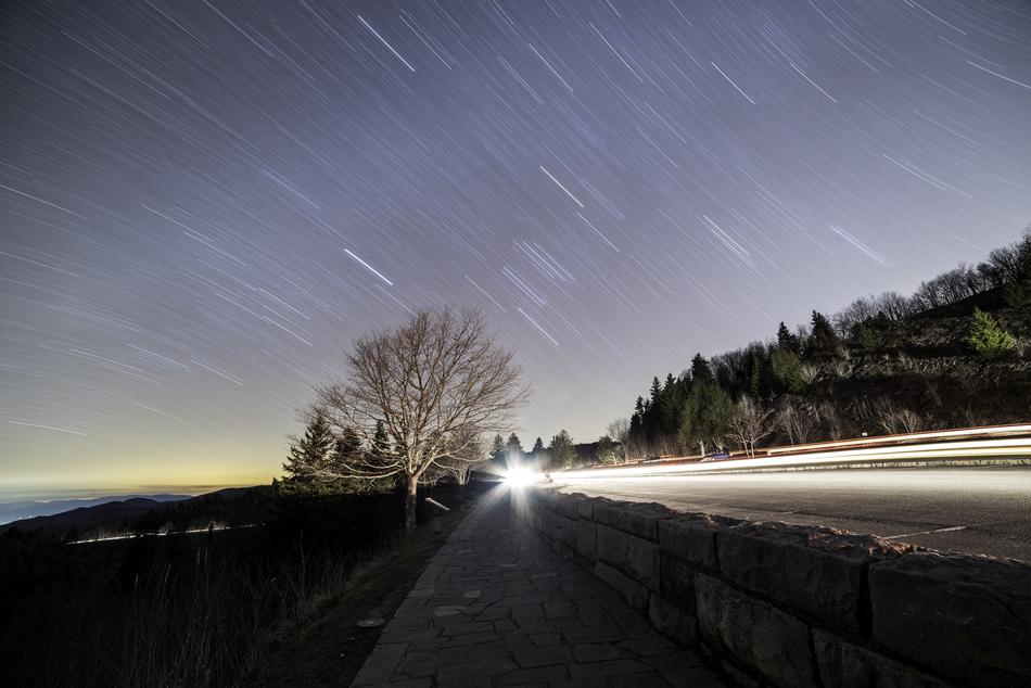 Star Trails Astrophotography Night