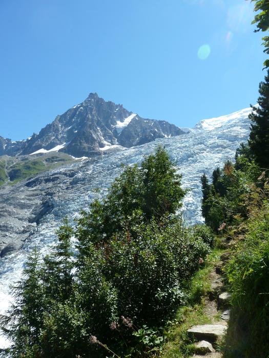 snowy big mountain panorama