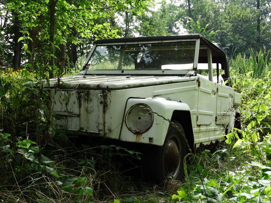 Car Auto Old The Wreckage Of
