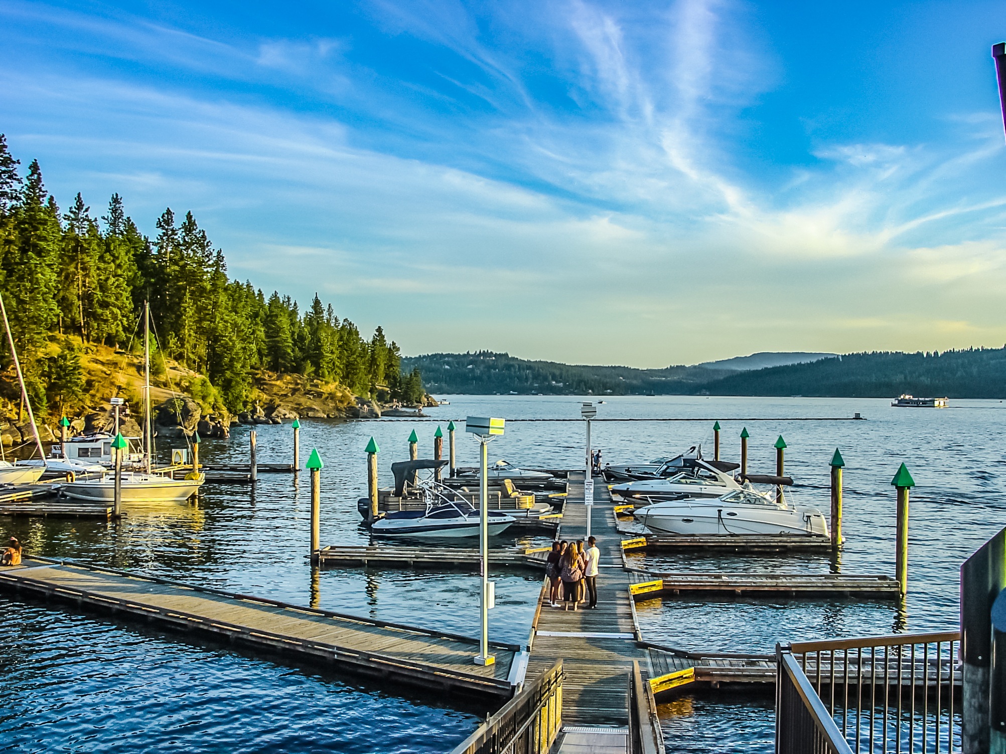 Boats Dock Lake free image download