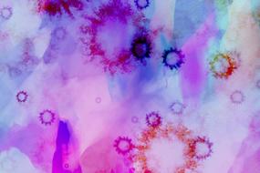 pink art abstract watercolor background