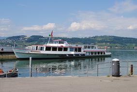 Ship Switzerland Lake Peter island