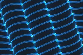 background light glow blue