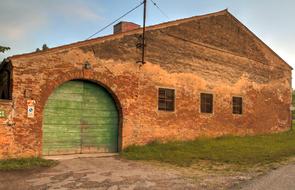 Old Brick Building arch