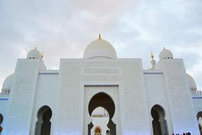 white temple beautiful india