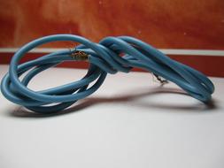 blue Electric Wire close-up